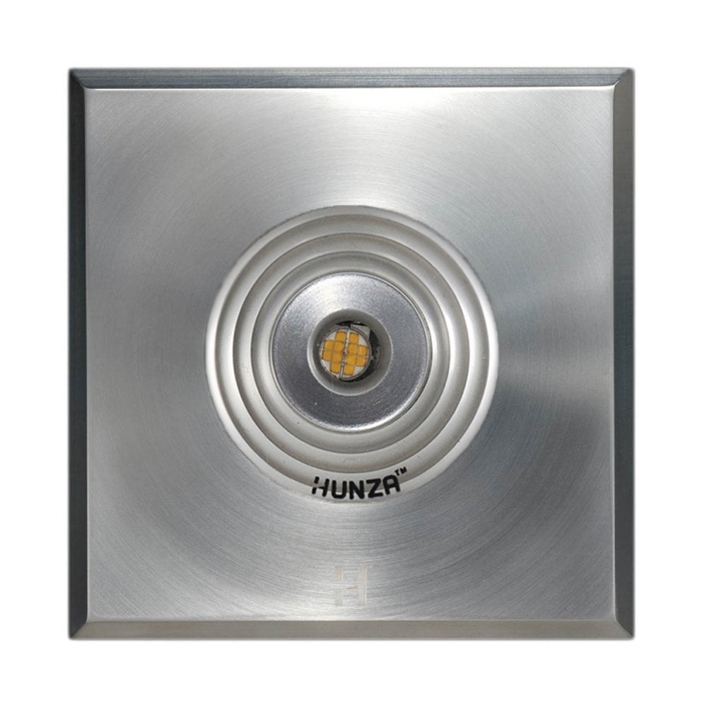 Hunza Pure LED Floor Light Square - Stainless Steel - Low Voltage