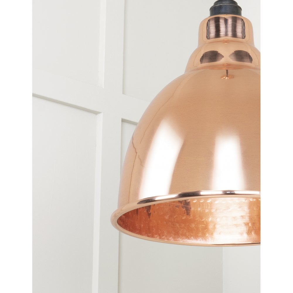 From The Anvil Hammered Copper Brindley Pendant