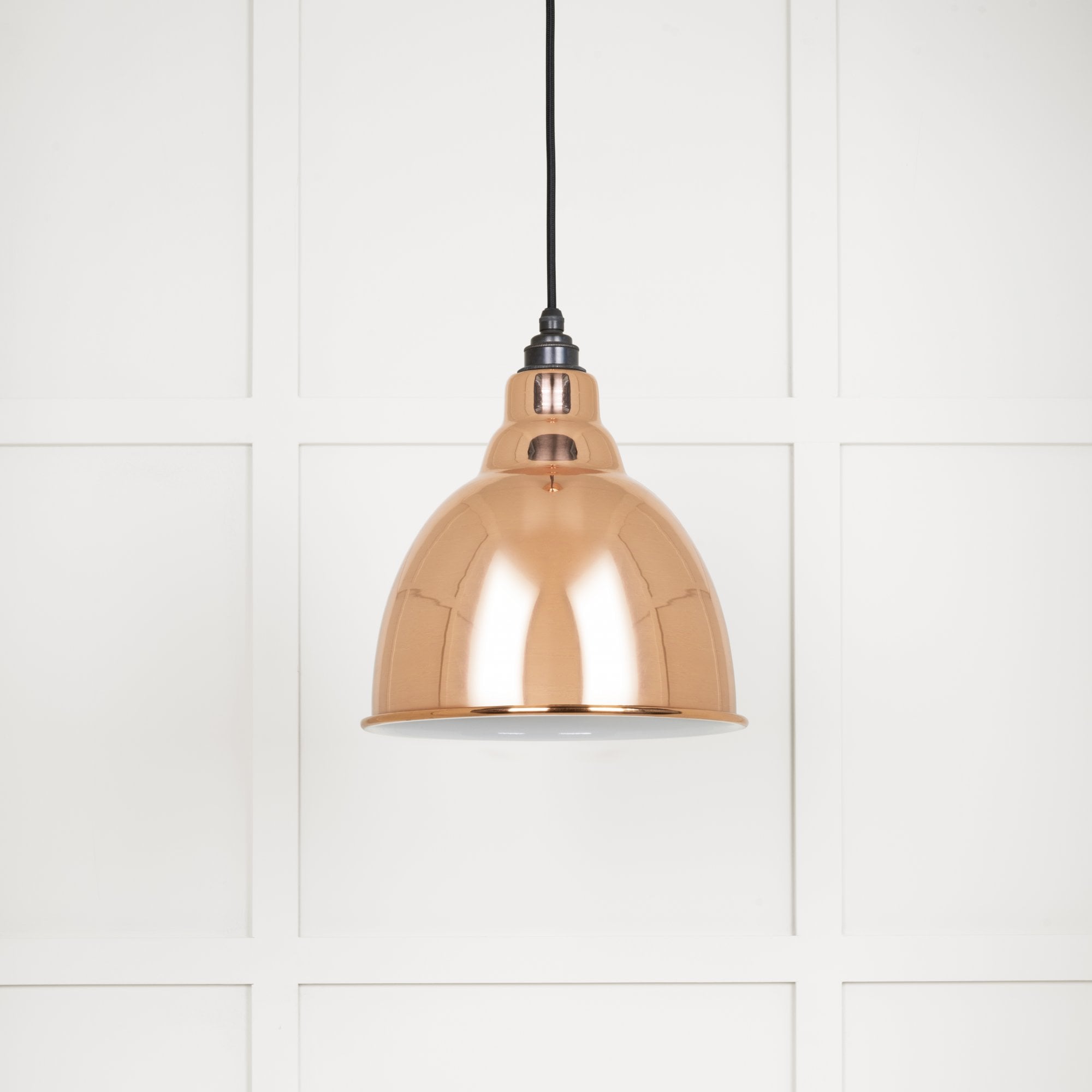 From The Anvil White Gloss Brindley Pendant - Copper