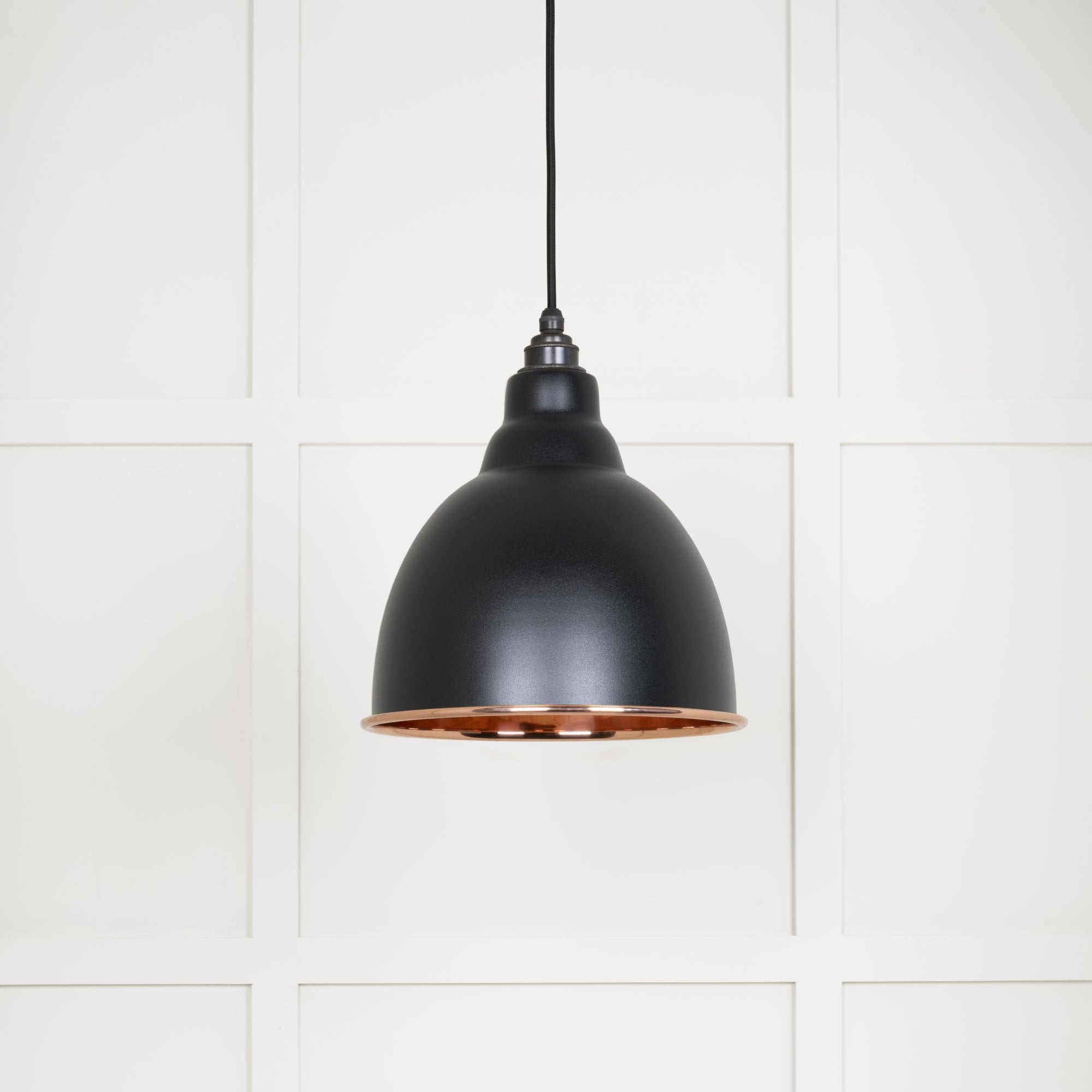 From The Anvil Smooth Copper Brindley Pendant - Elan Black