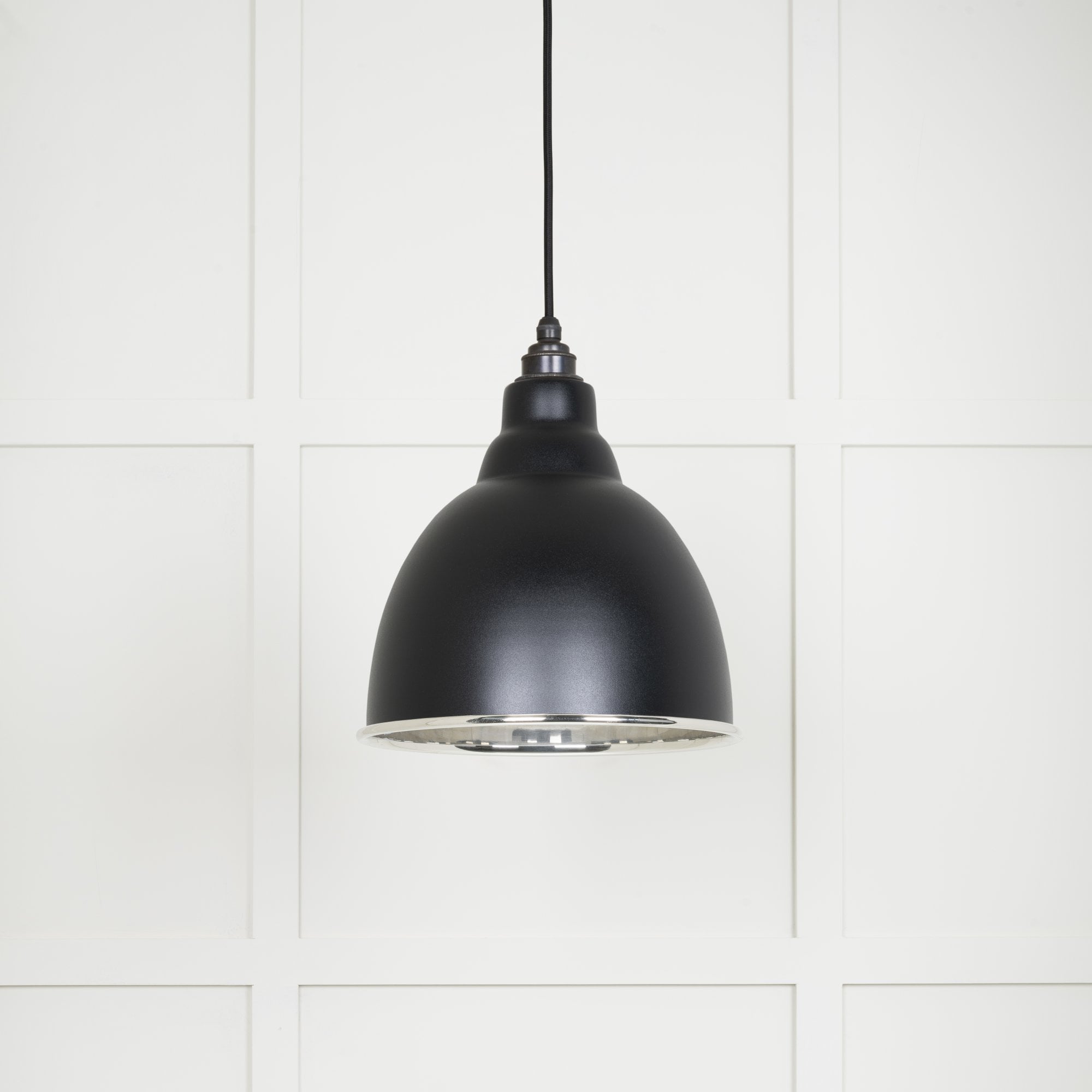 From The Anvil Smooth Nickel Brindley Pendant - Elan Black
