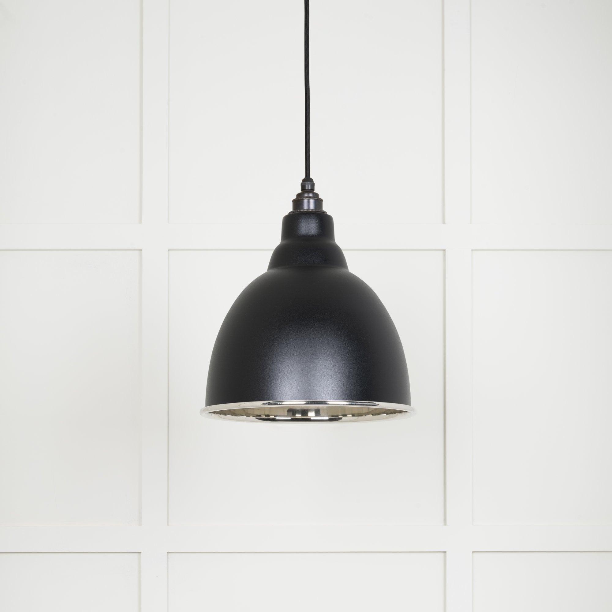 From The Anvil Smooth Nickel Brindley Pendant - Elan Black
