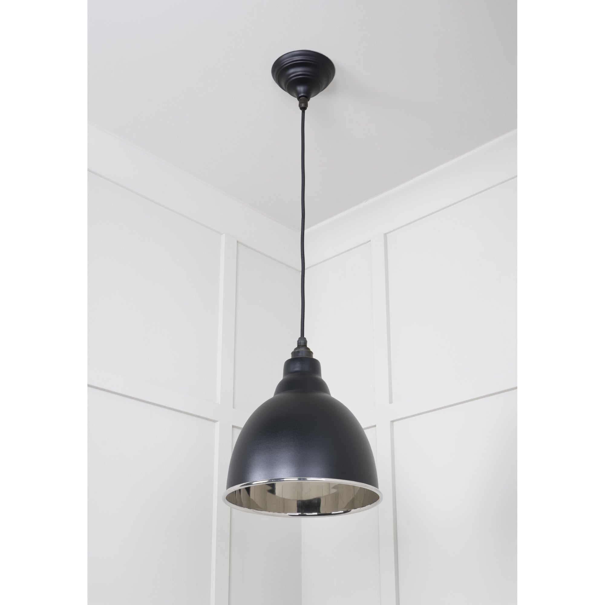 From The Anvil Smooth Nickel Brindley Pendant - Elan Black