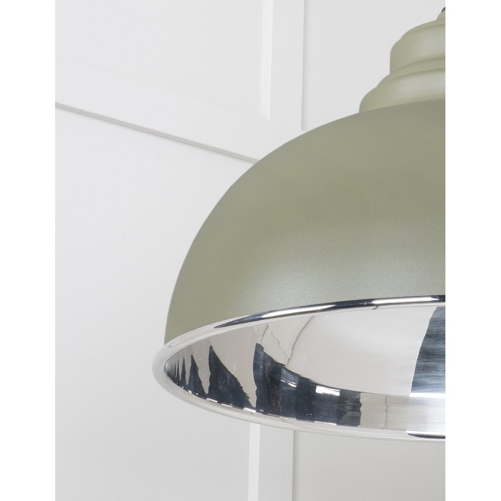 From The Anvil Smooth Nickel Harborne Pendant - Tump (Pale Green)