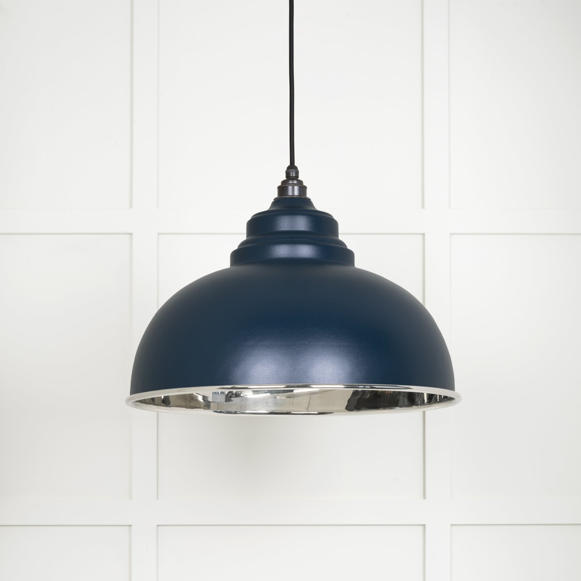 From The Anvil Smooth Nickel Harborne Pendant - Dusk (Dark Blue/Grey)