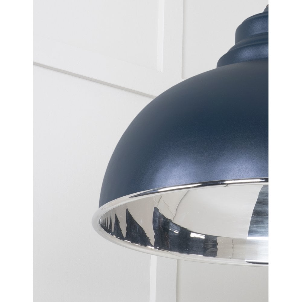 From The Anvil Smooth Nickel Harborne Pendant - Dusk (Dark Blue/Grey)