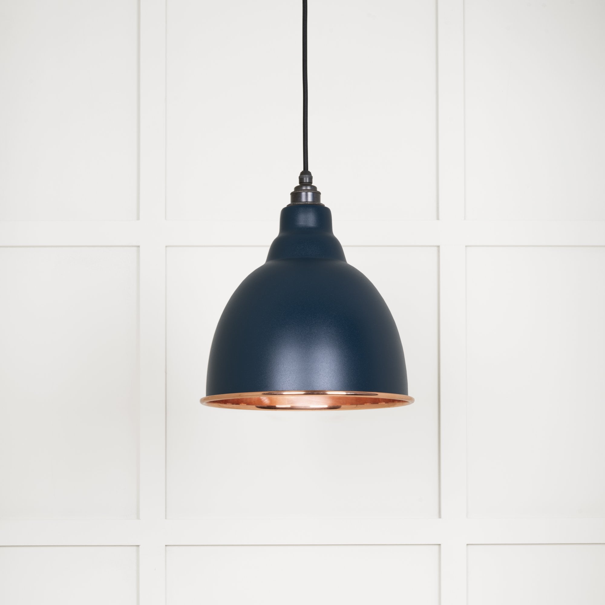 From The Anvil Smooth Copper Brindley Pendant - Dusk (Dark Blue/Grey)