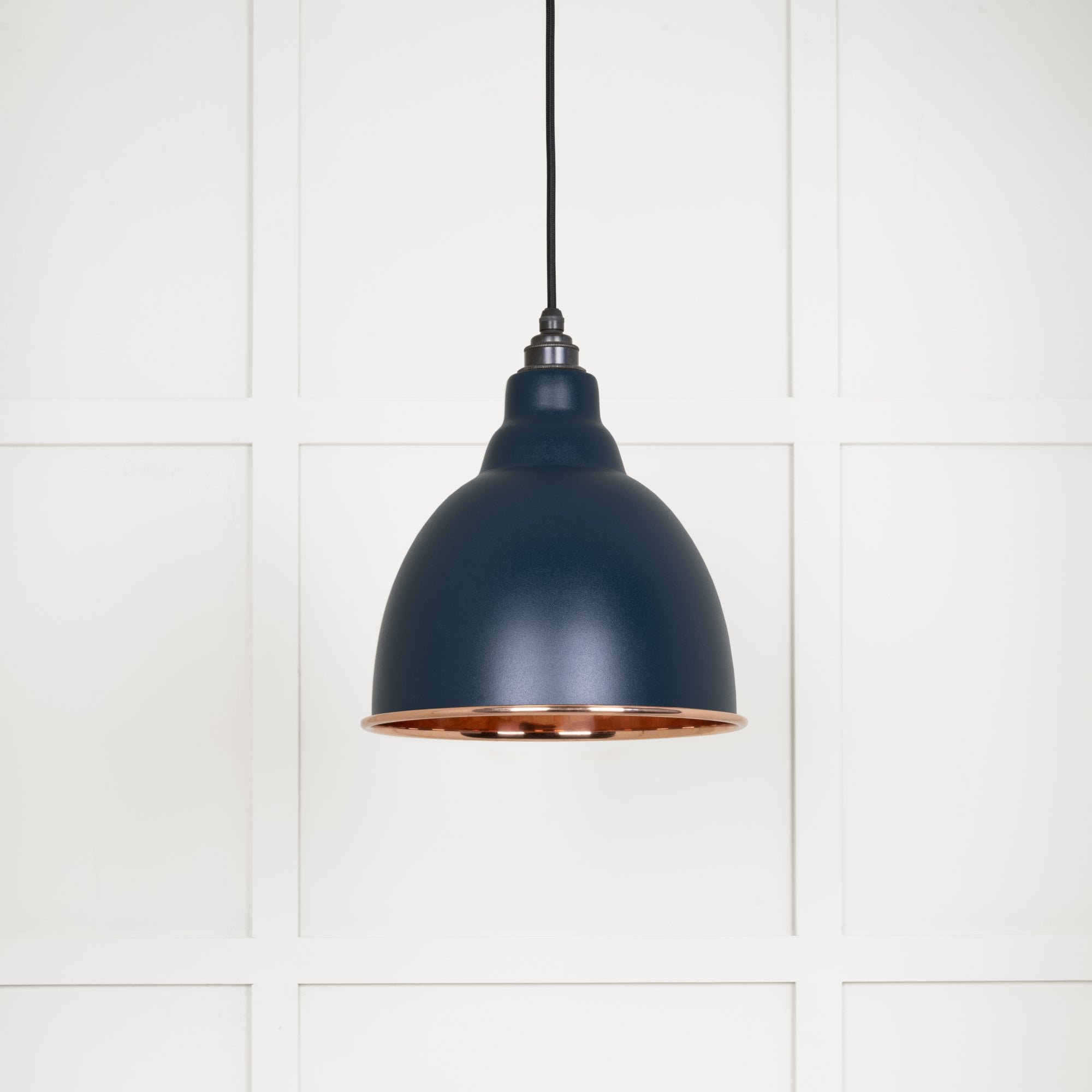 From The Anvil Smooth Copper Brindley Pendant - Dusk (Dark Blue/Grey)