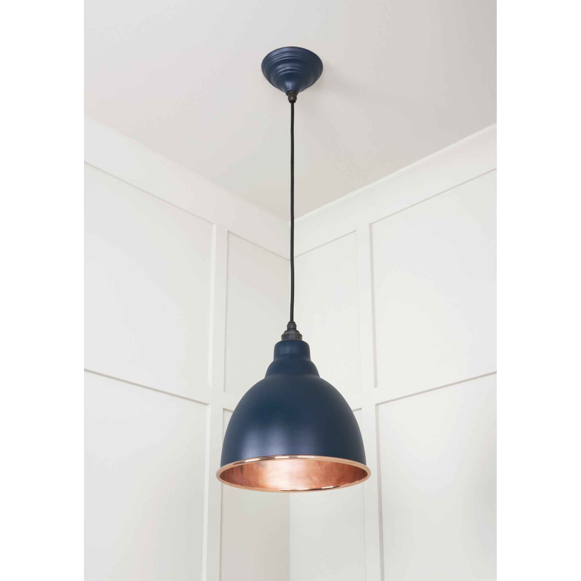 From The Anvil Smooth Copper Brindley Pendant - Dusk (Dark Blue/Grey)
