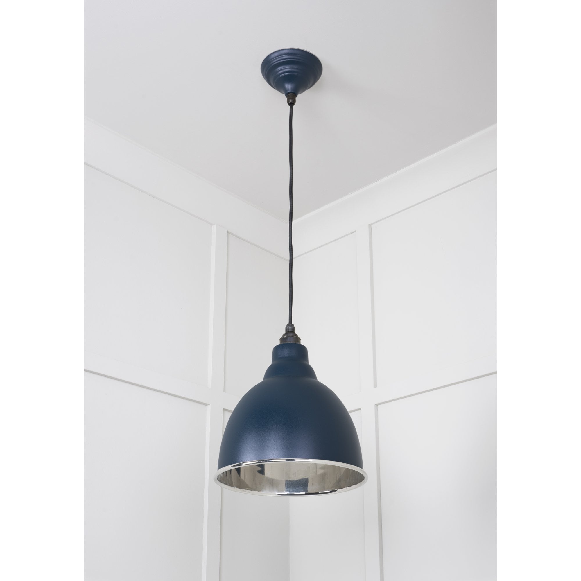 From The Anvil Smooth Nickel Brindley Pendant - Dusk (Dark Blue/Grey)