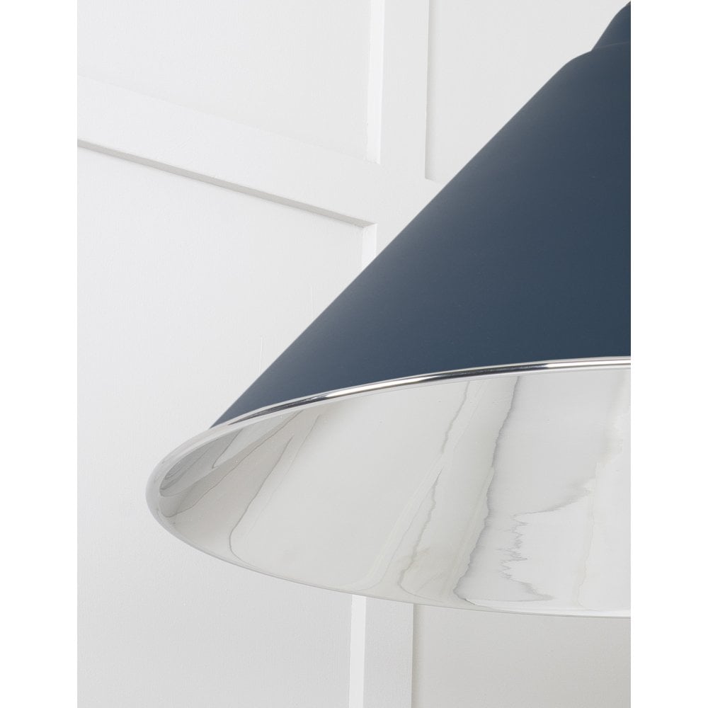 From The Anvil Smooth Nickel Hockley Pendant - Dusk (Dark Blue/Grey)