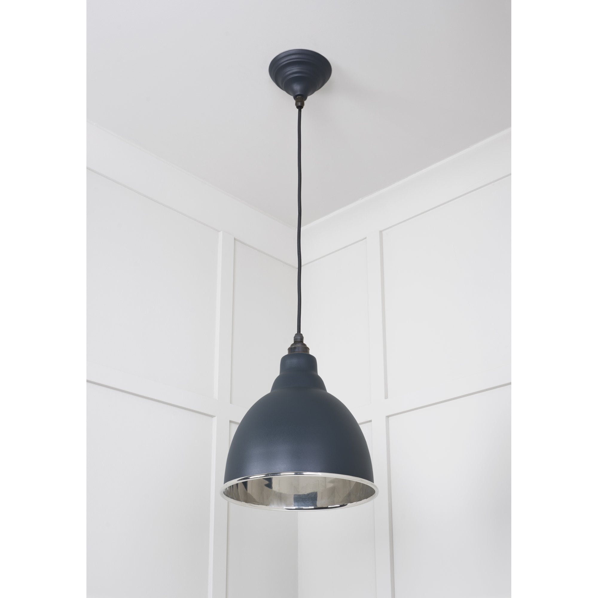 From The Anvil Smooth Nickel Brindley Pendant - Soot (Dark Grey)