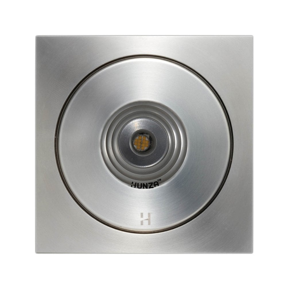 Hunza Pure LED Flush Floor Light Square - Stainless Steel - Low Voltage