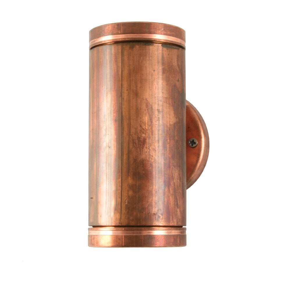 Hunza Pure LED Pillar Light - Copper - Low Voltage