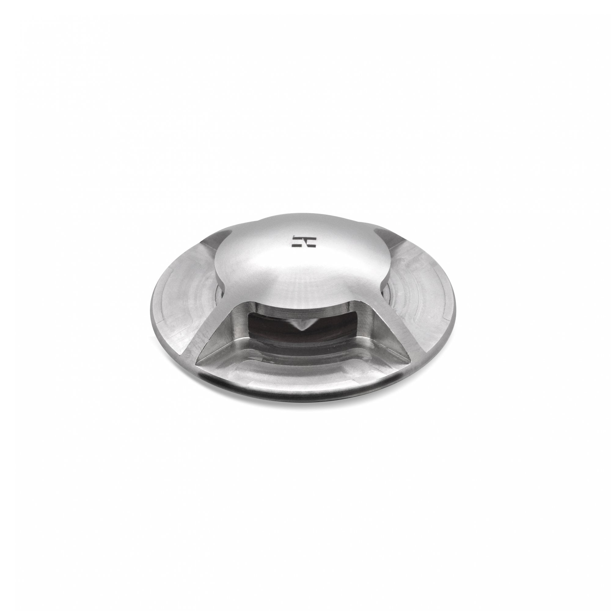 Hunza Pure LED SLIM Recessed Path Light 4 Facet - Stainless Steel - Low Voltage