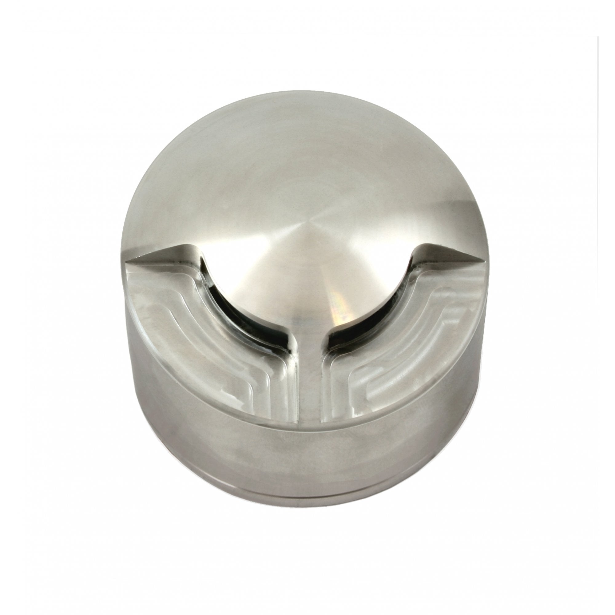 Hunza Pure LED Path Light Surface Mount 2 Facet 180º - Stainless Steel - Low Voltage