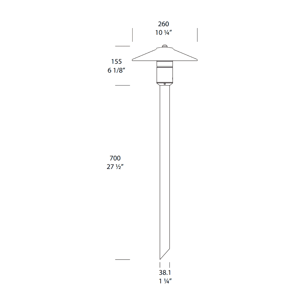 Hunza Pure LED Tier Light - Stainless Steel - Low Voltage
