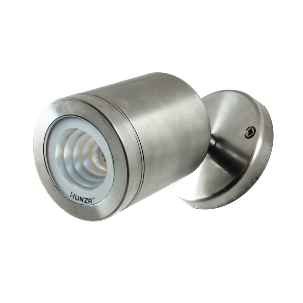Hunza Pure LED Wall Spot - Stainless Steel - Low Voltage