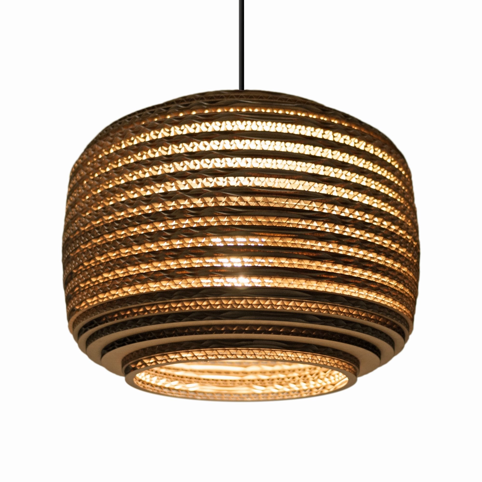 Graypants Scraplights Ausi 12 Pendant - Natural - 28cm Diameter