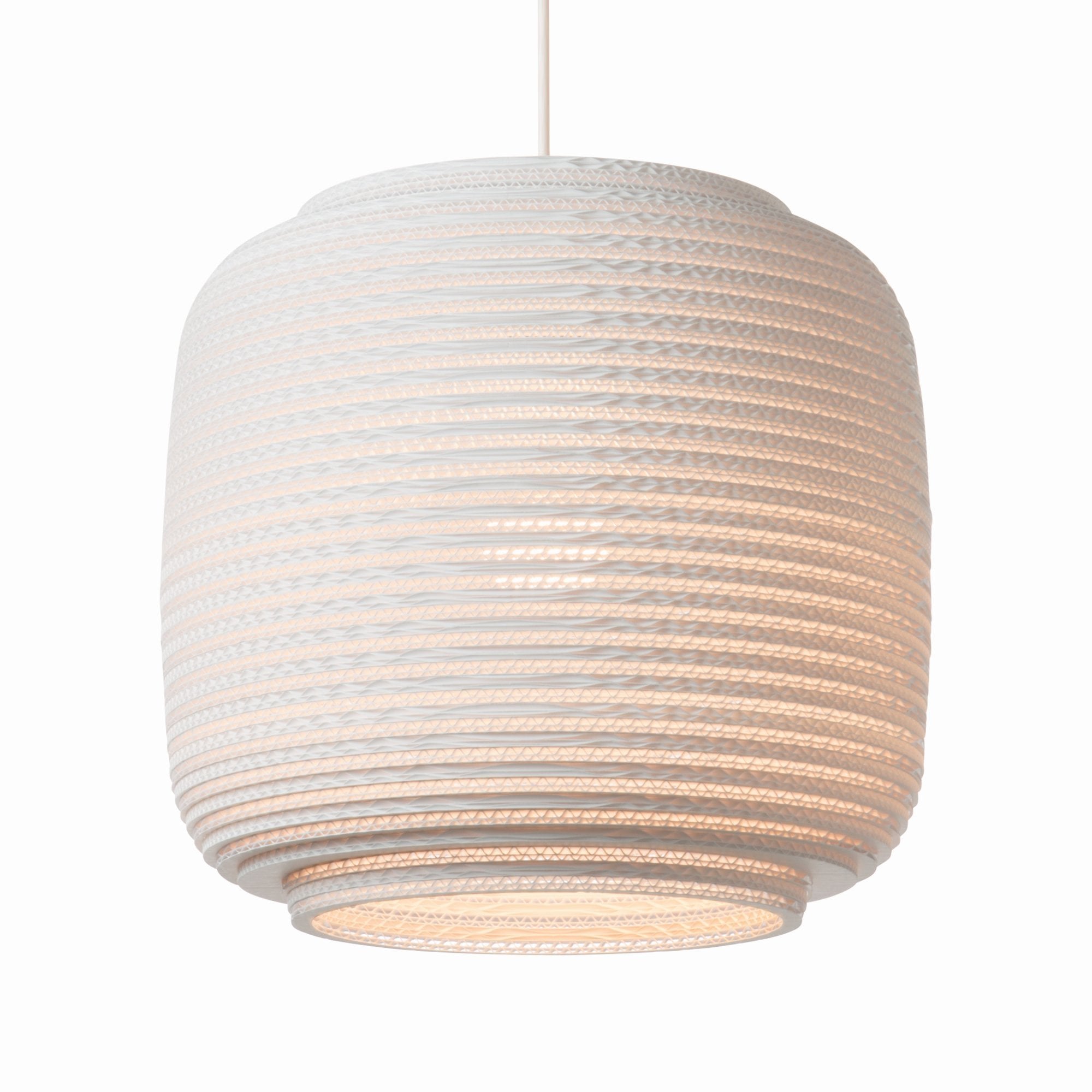 Graypants Scraplights Ausi 14 Pendant - White - 39cm Diameter