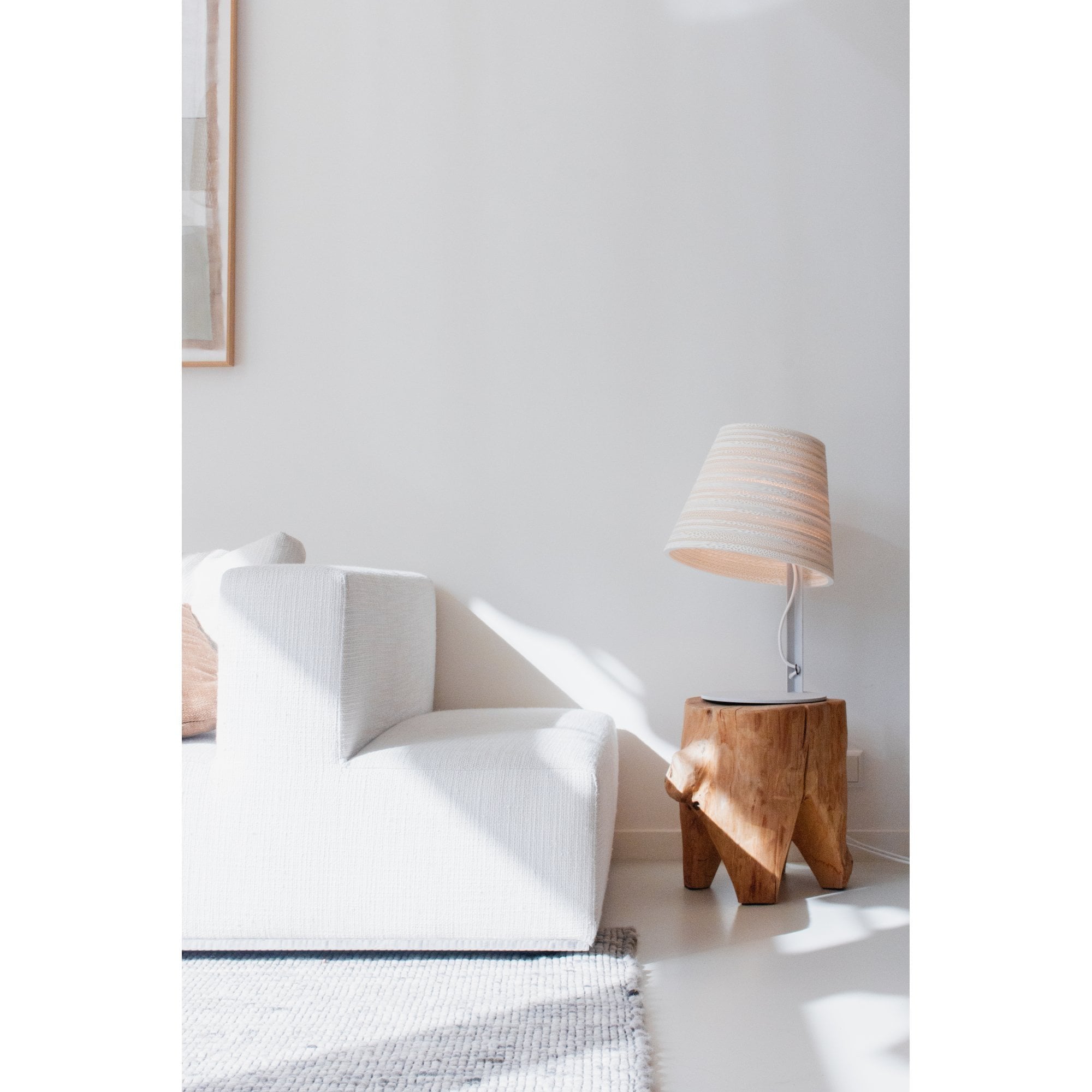 Graypants Scraplights Tilt Table Lamp - White - 34 Diameter