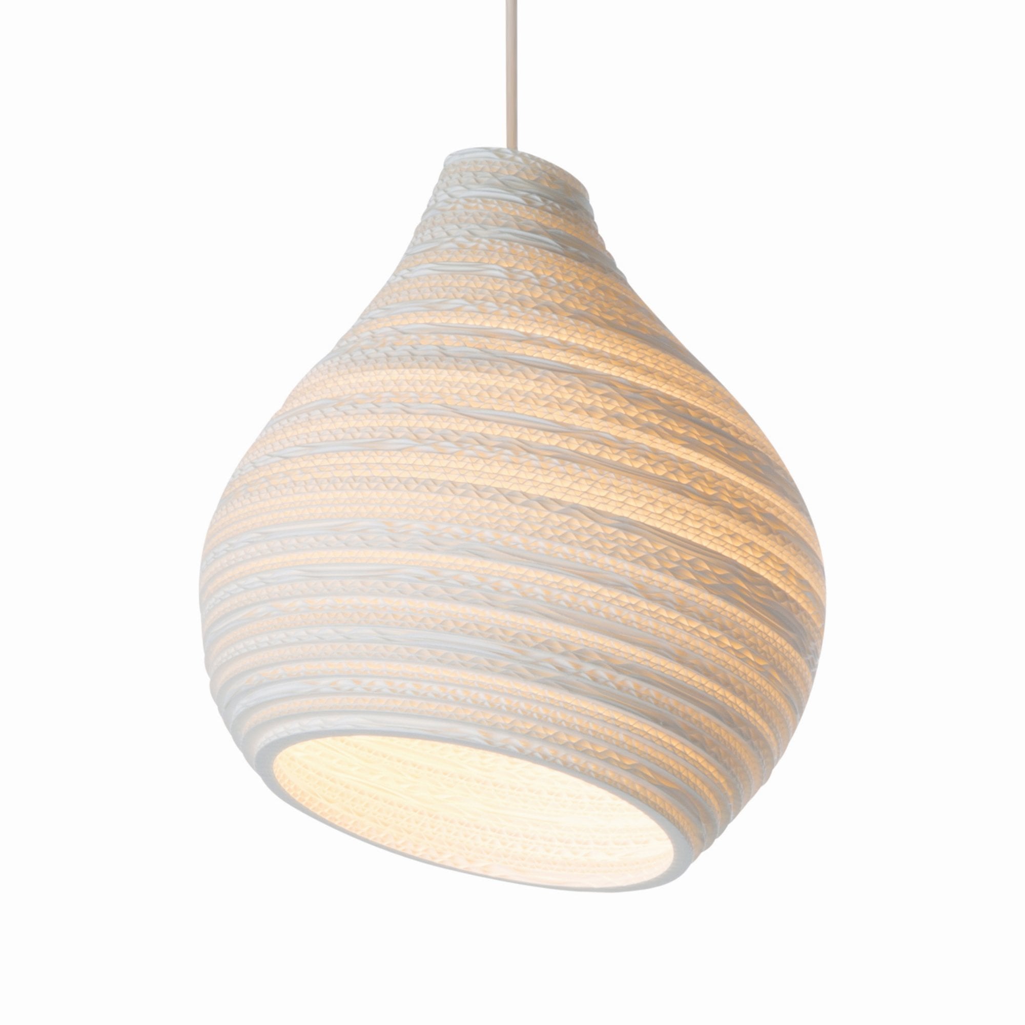 Graypants Scraplights Hive 12 Pendant - White - 30 cm Diameter