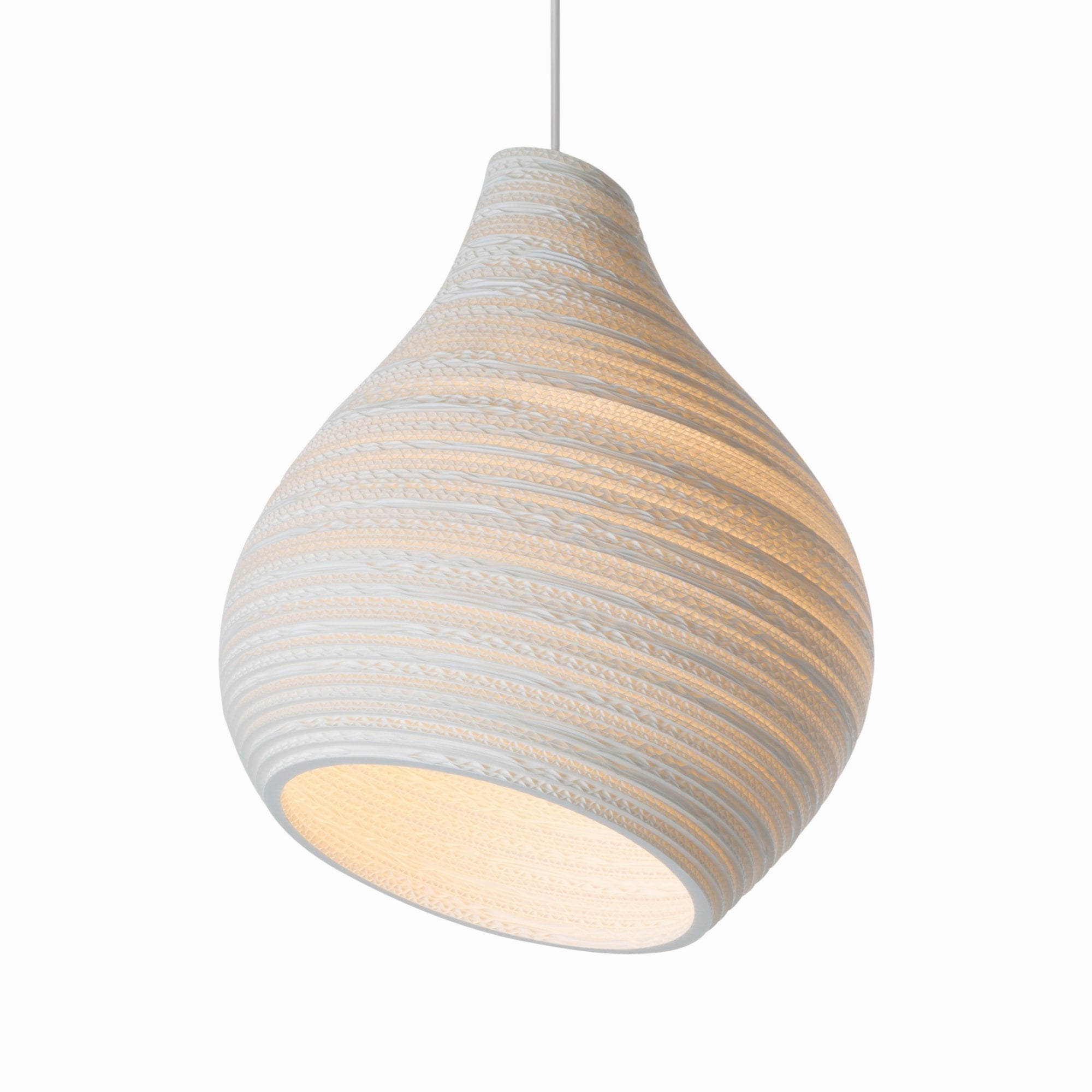Graypants Scraplights Hive 15 Pendant - White - 38cm Diameter