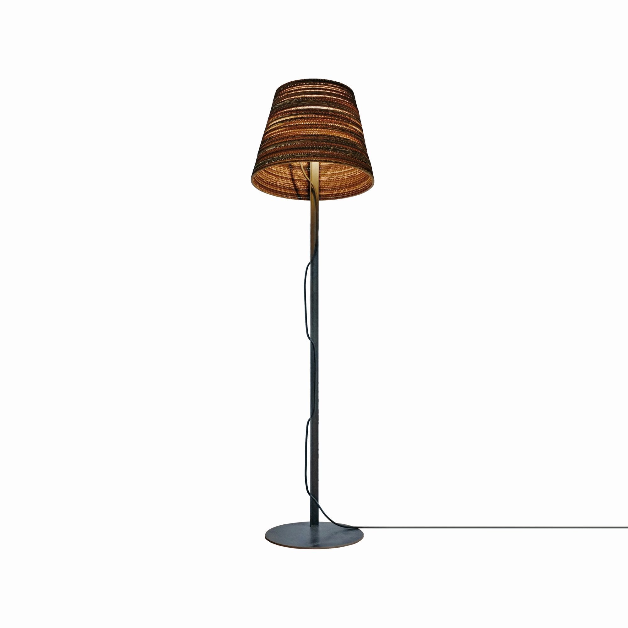 Graypants Scraplights Tilt Floor Lamp - Natural - 46cm Diameter