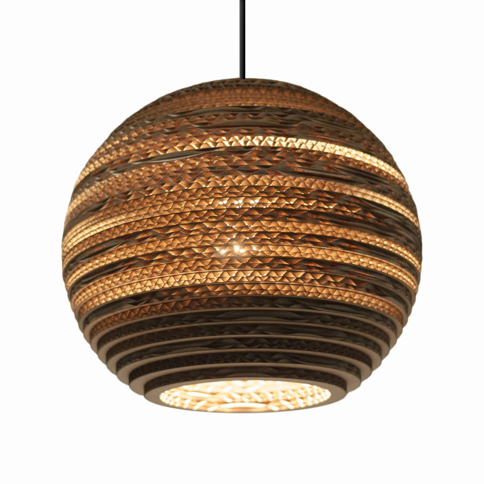 Graypants Scraplights Moon 10 Pendant - Natural - 26cm Diameter