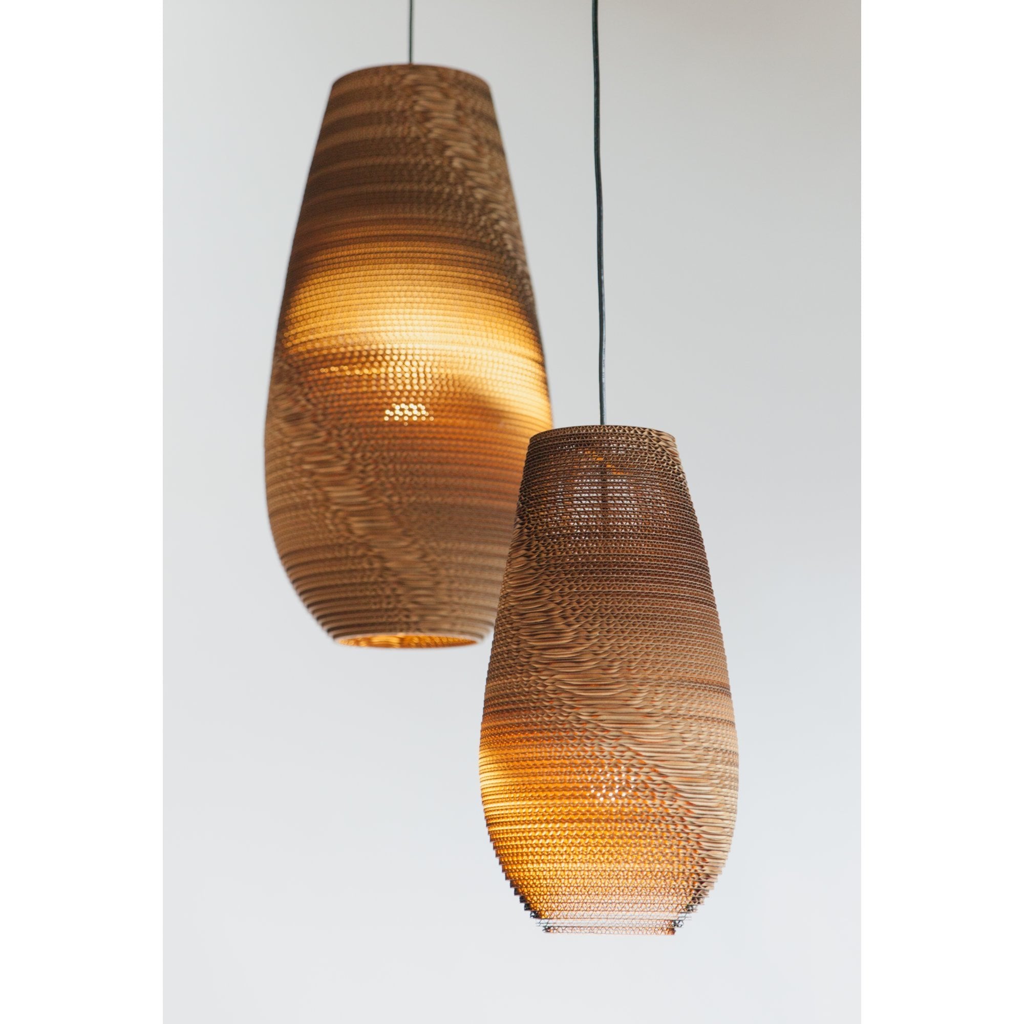 Graypants Scraplights Drop 26 Pendant - Natural - 36cm Diameter