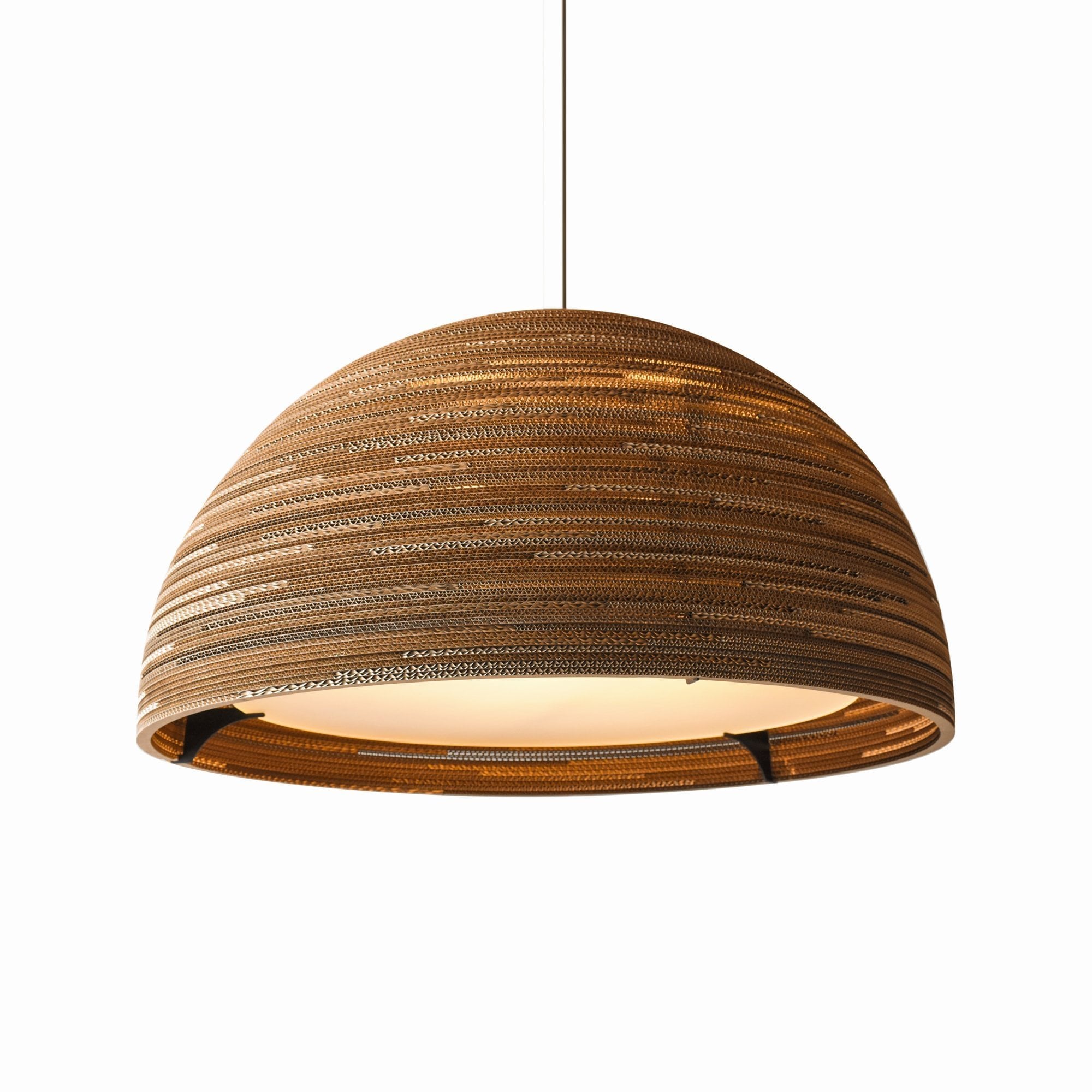Graypants Scraplights Dome 36 Pendant - Natural - 92cm Diameter