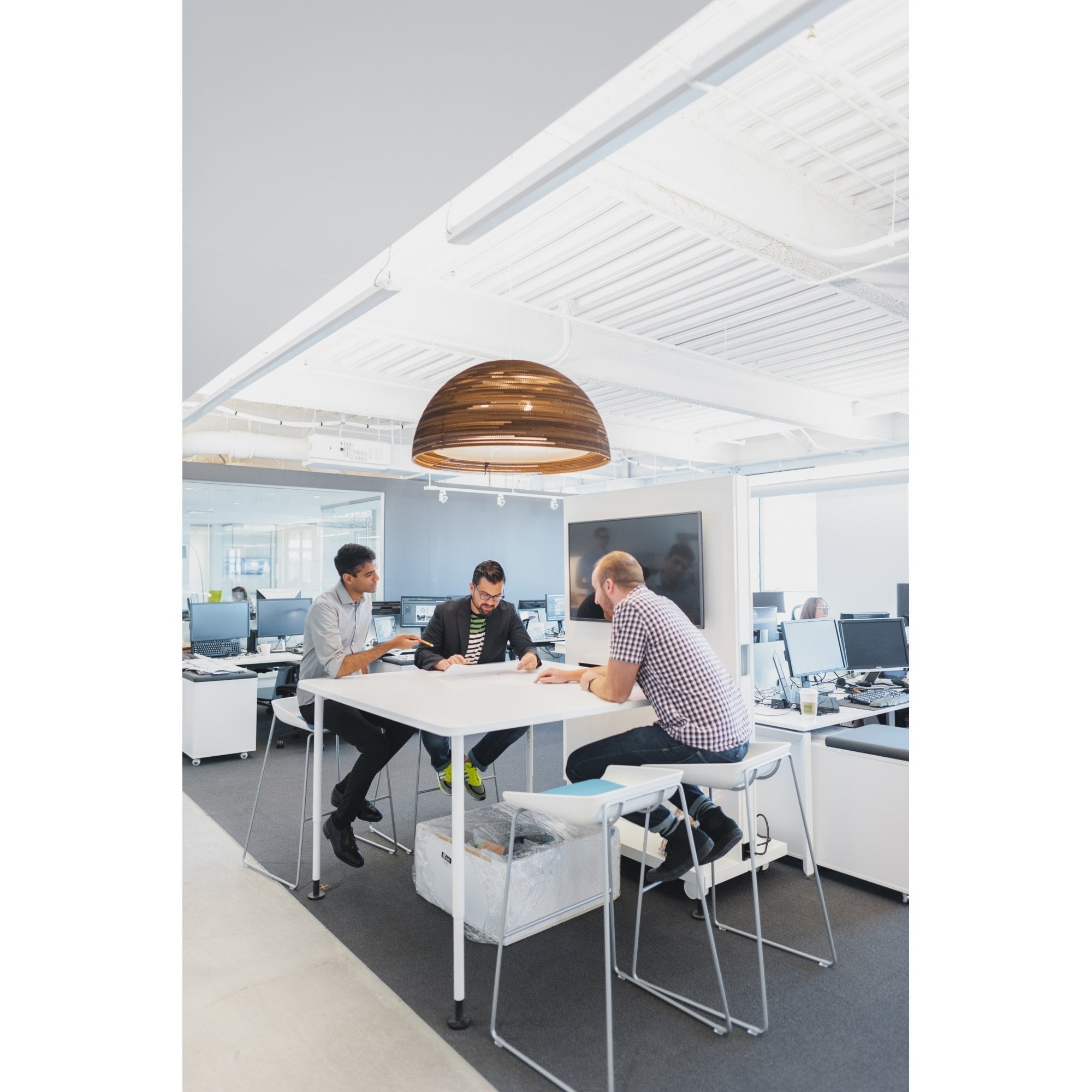 Graypants Scraplights Dome 36 Pendant - Natural - 92cm Diameter