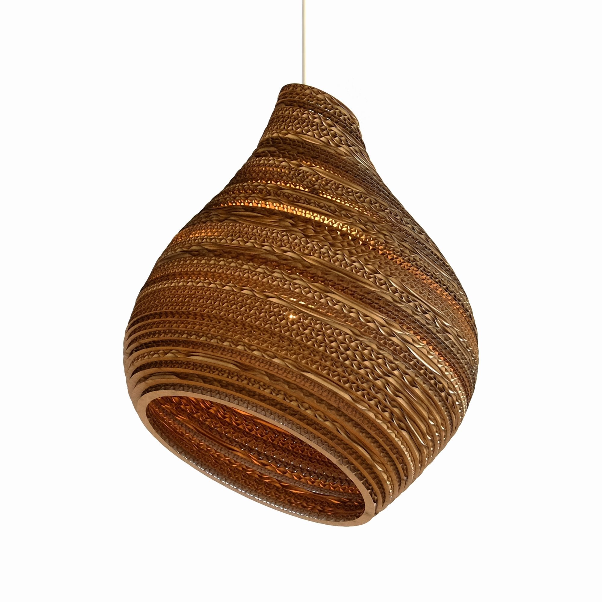 Graypants Scraplights Hive 12 Pendant - Natural - 30cm Diameter