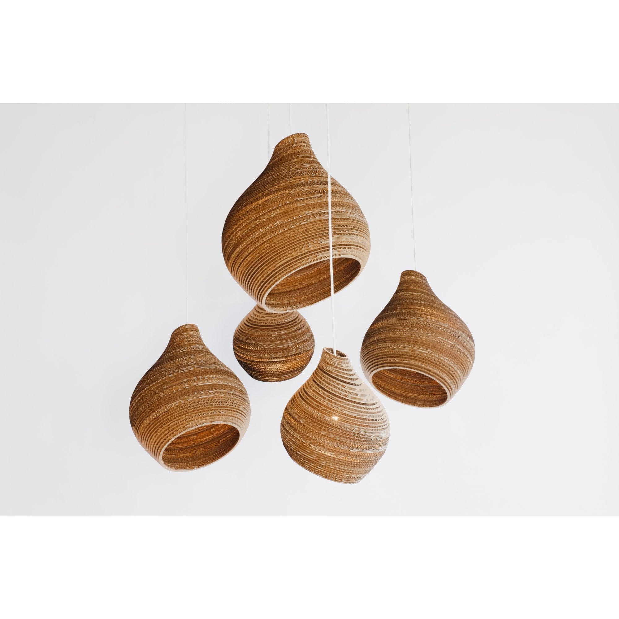 Graypants Scraplights Hive 12 Pendant - Natural - 30cm Diameter