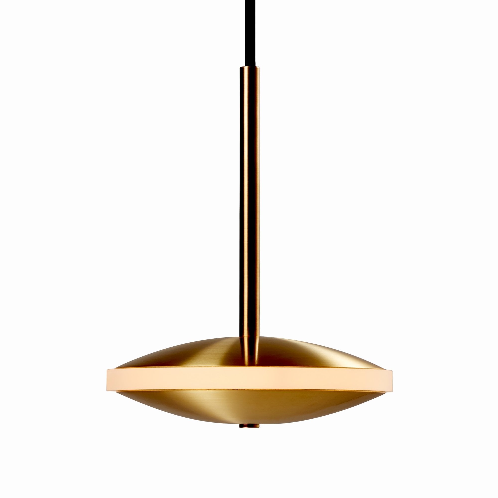 Graypants Chrona Dish 6h Pendant - Brass