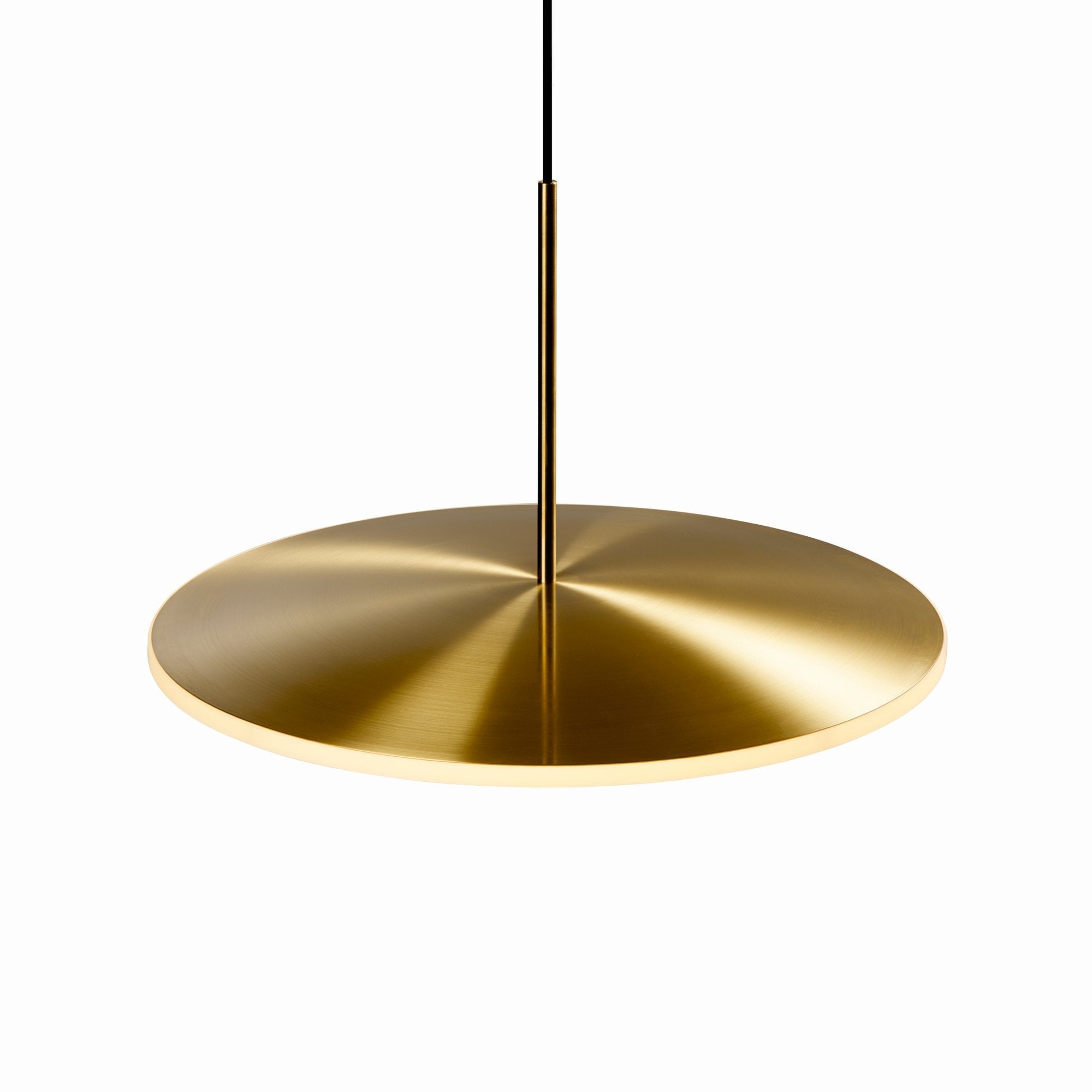 Graypants Chrona Dish 17h Pendant - Brass
