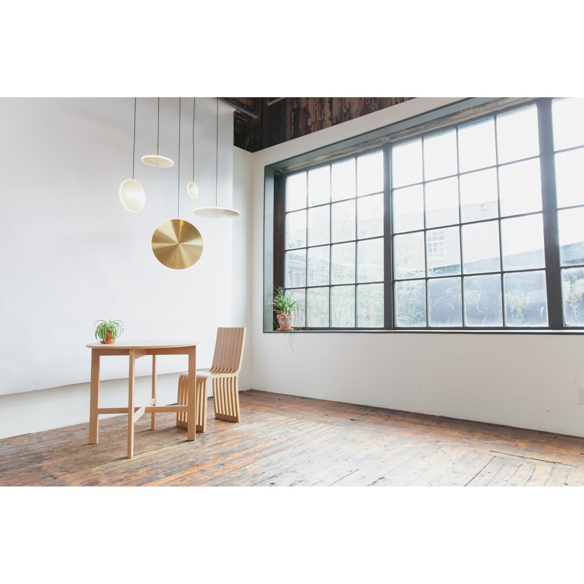 Graypants Chrona Dish 6v Pendant - Brass