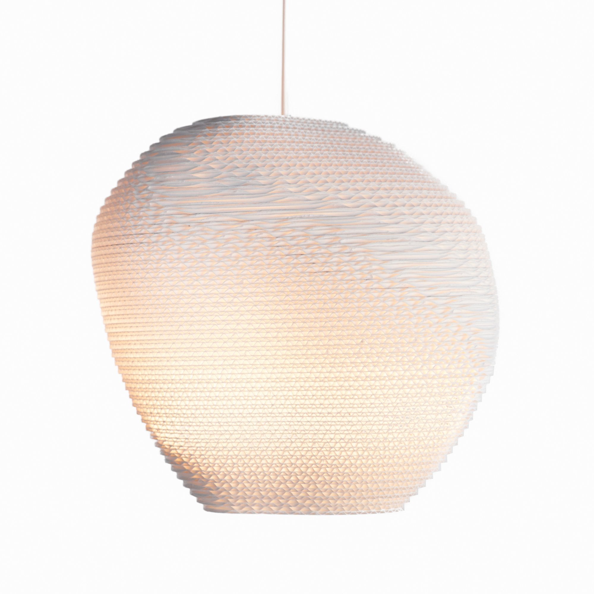 Graypants Scraplights Allyn Pendant - White - 36cm Diameter