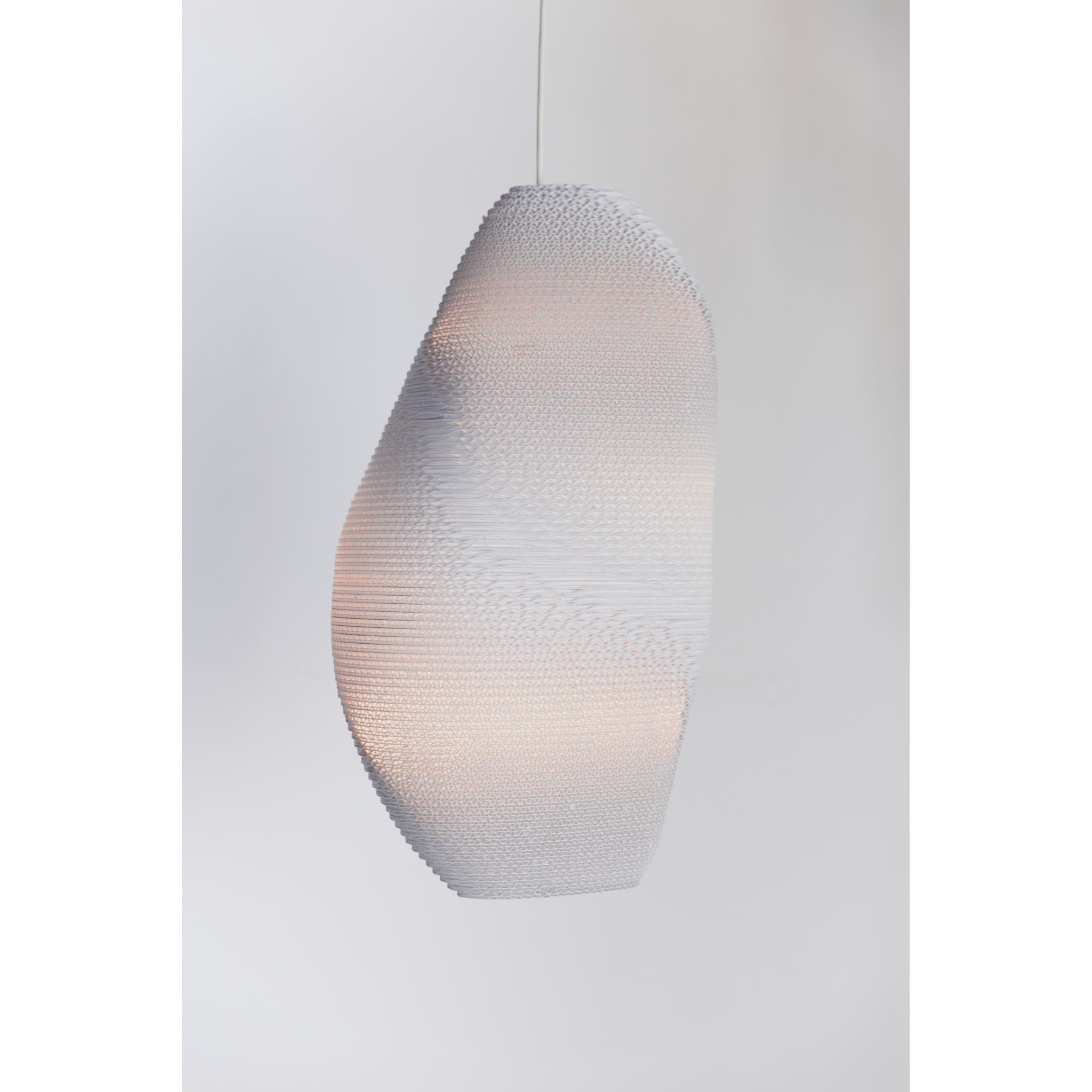 Graypants Scraplights Denny Pendant - White - 34cm Diameter