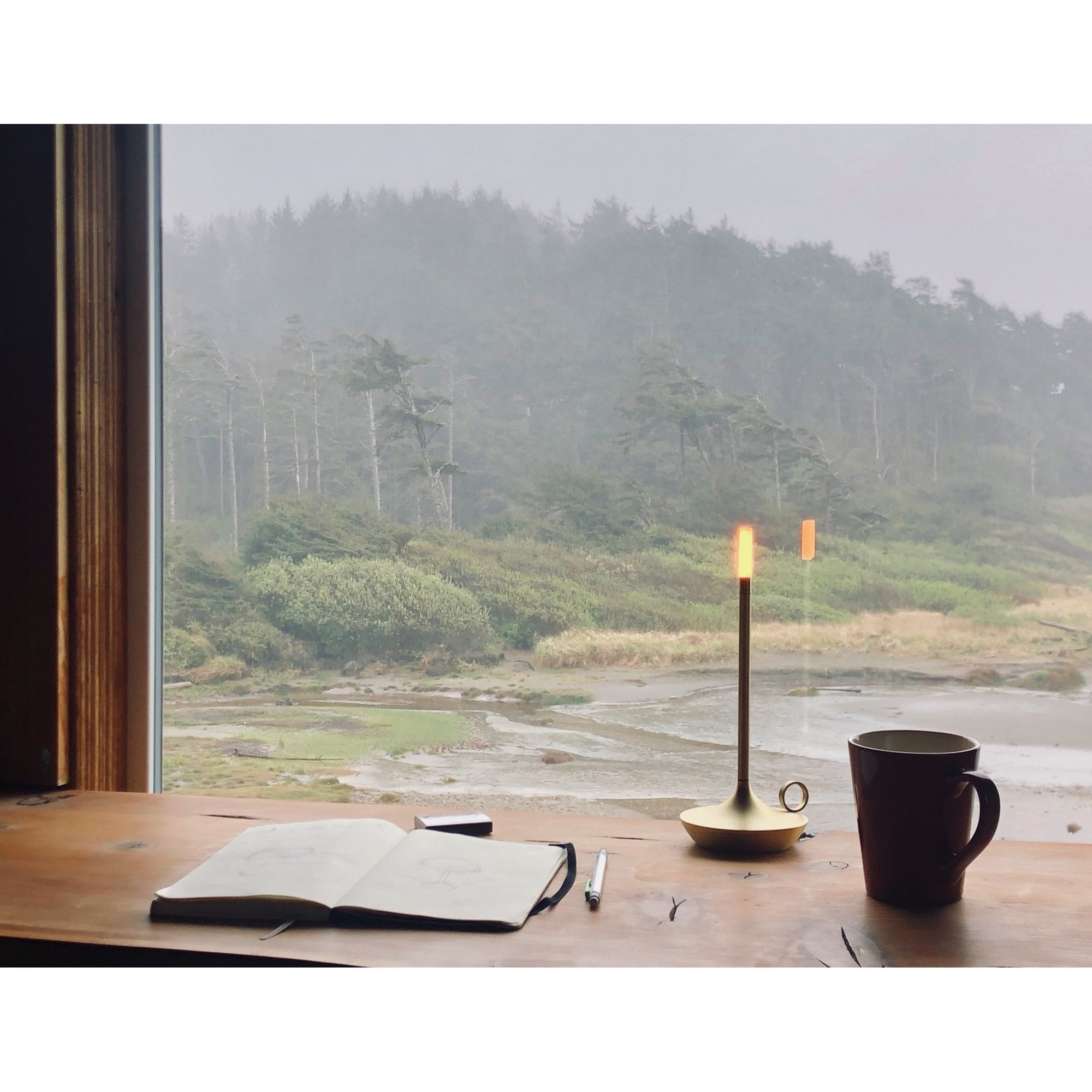 Graypants Wick Rechargeable USB-C Table Light - Brass