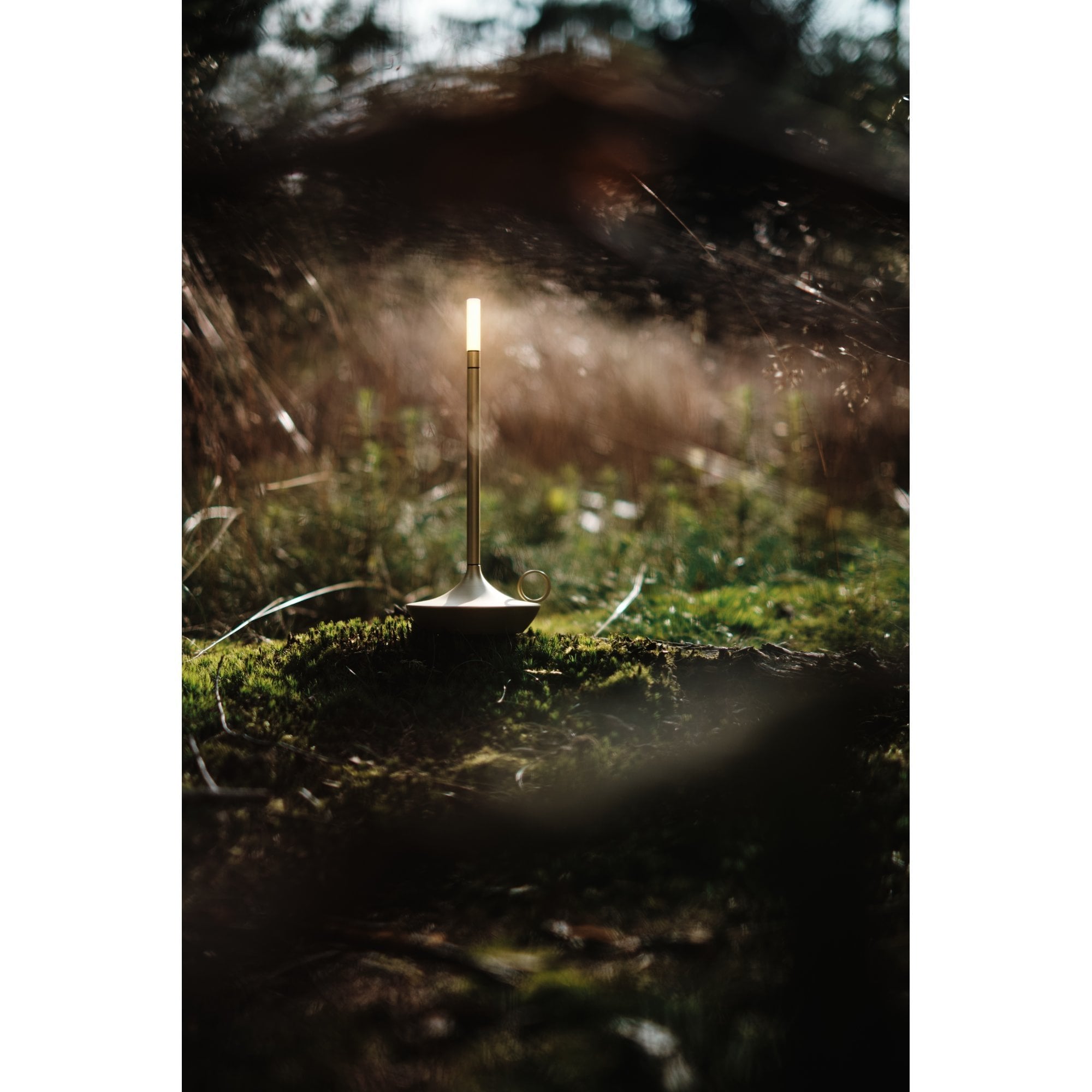 Graypants Wick Rechargeable USB-C Table Light - Brass