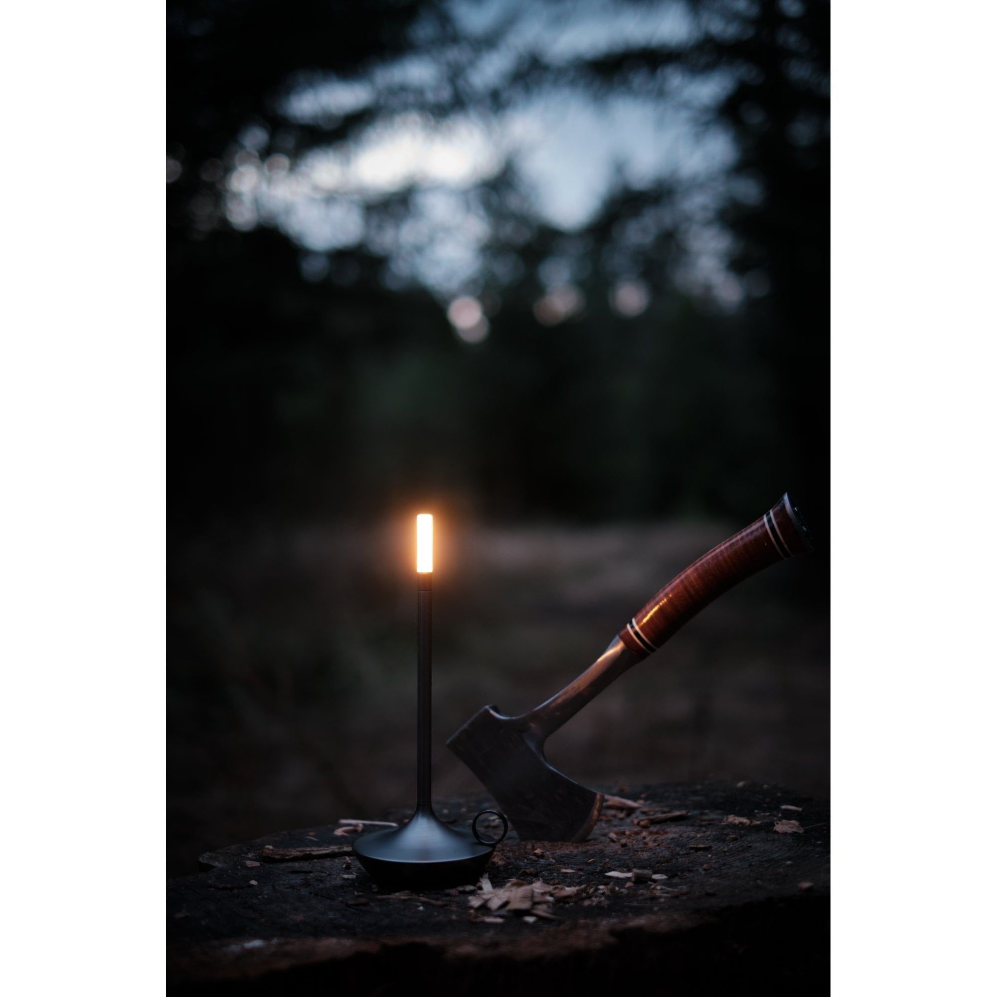 Graypants Wick Rechargeable USB-C Table Light - Graphite