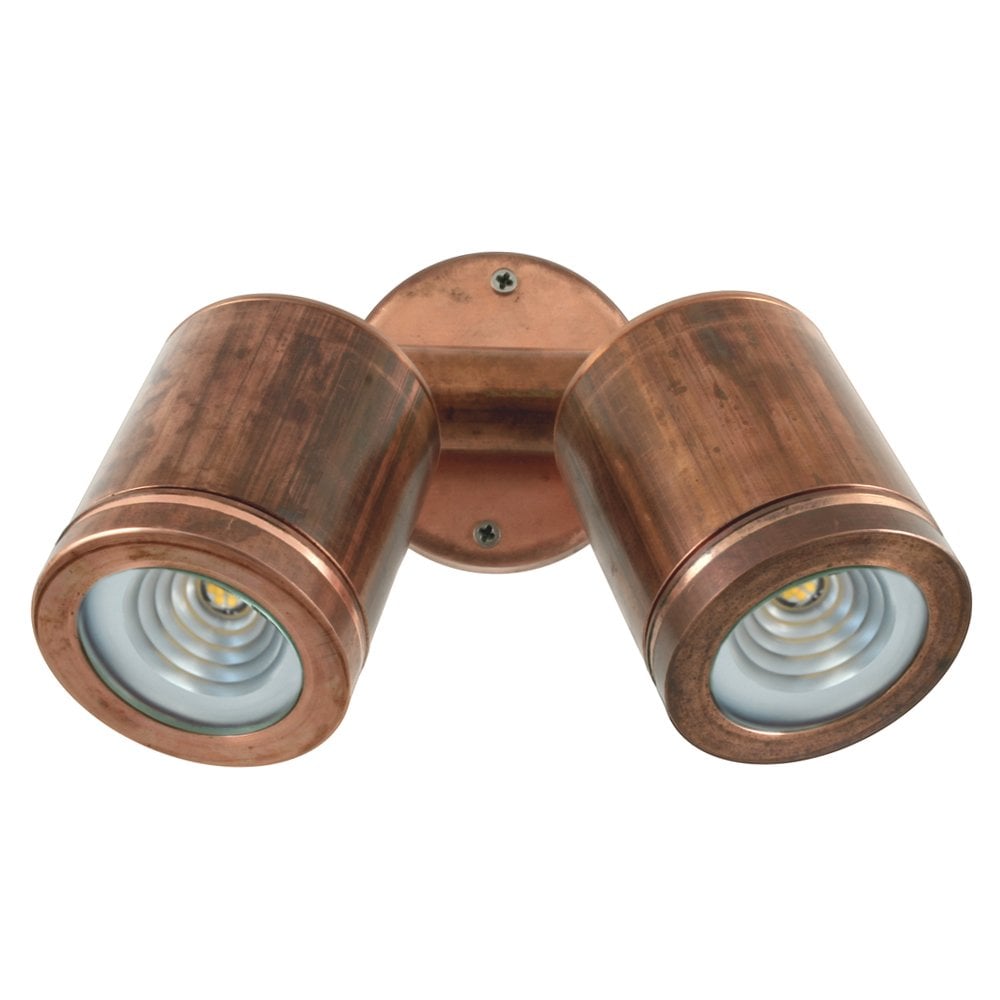 Hunza Pure LED Twin Wall Spot - Copper - Low Voltage