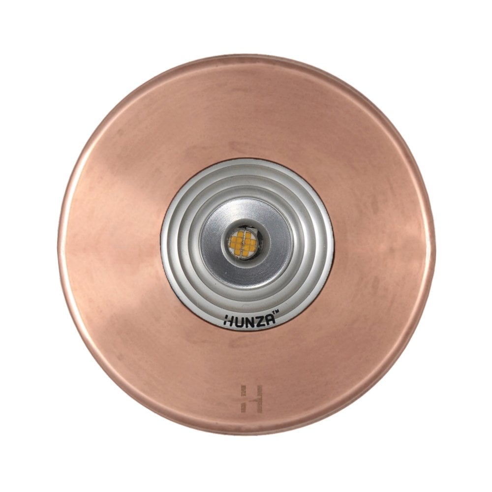 Hunza Pure LED Euro Step Light - Copper - Low Voltage