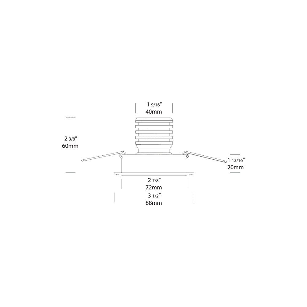 Hunza Pure LED Tilting Eave Light 6W - Copper - Low Voltage