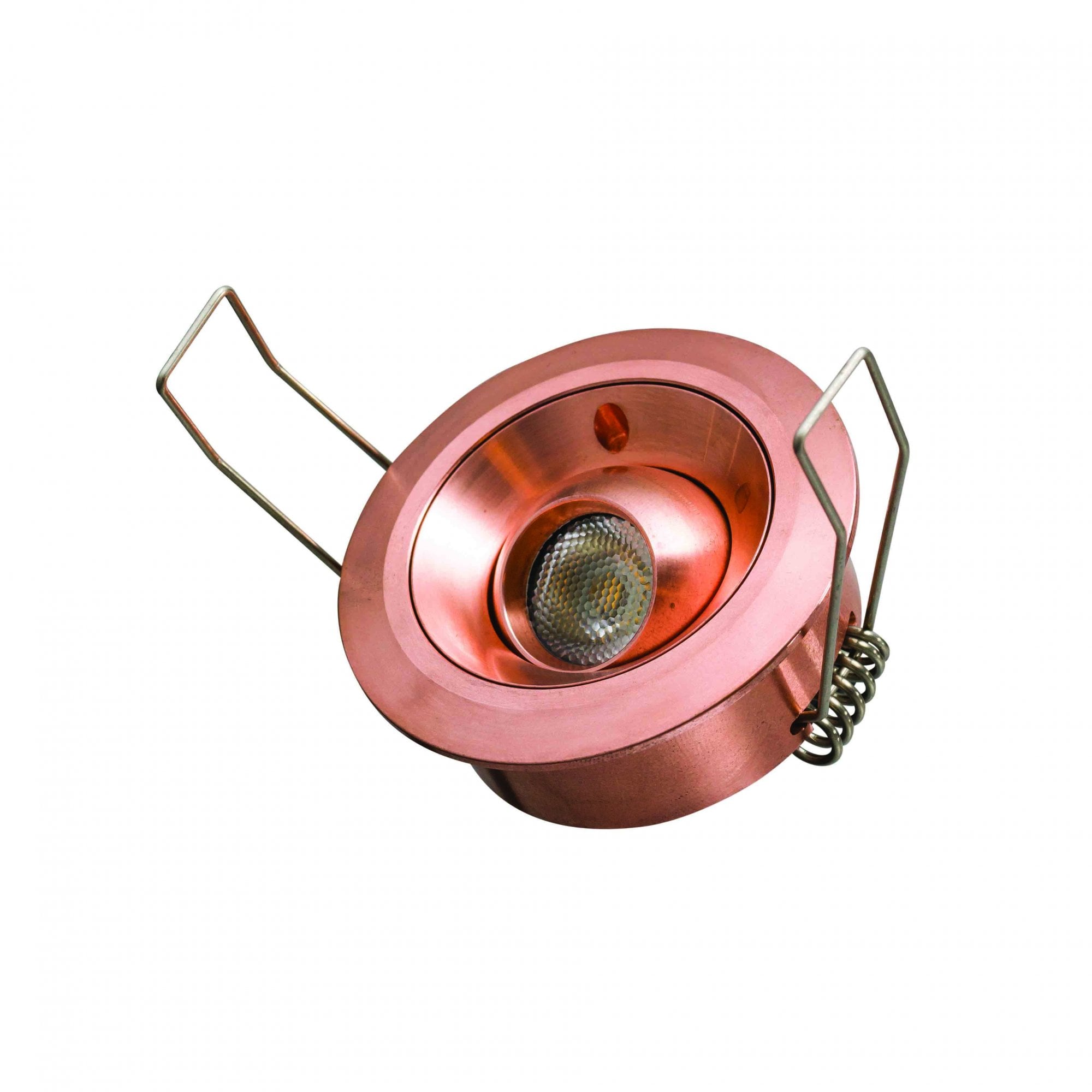 Hunza Pure LED Tilting Eave Light 3W - Copper - Low Voltage