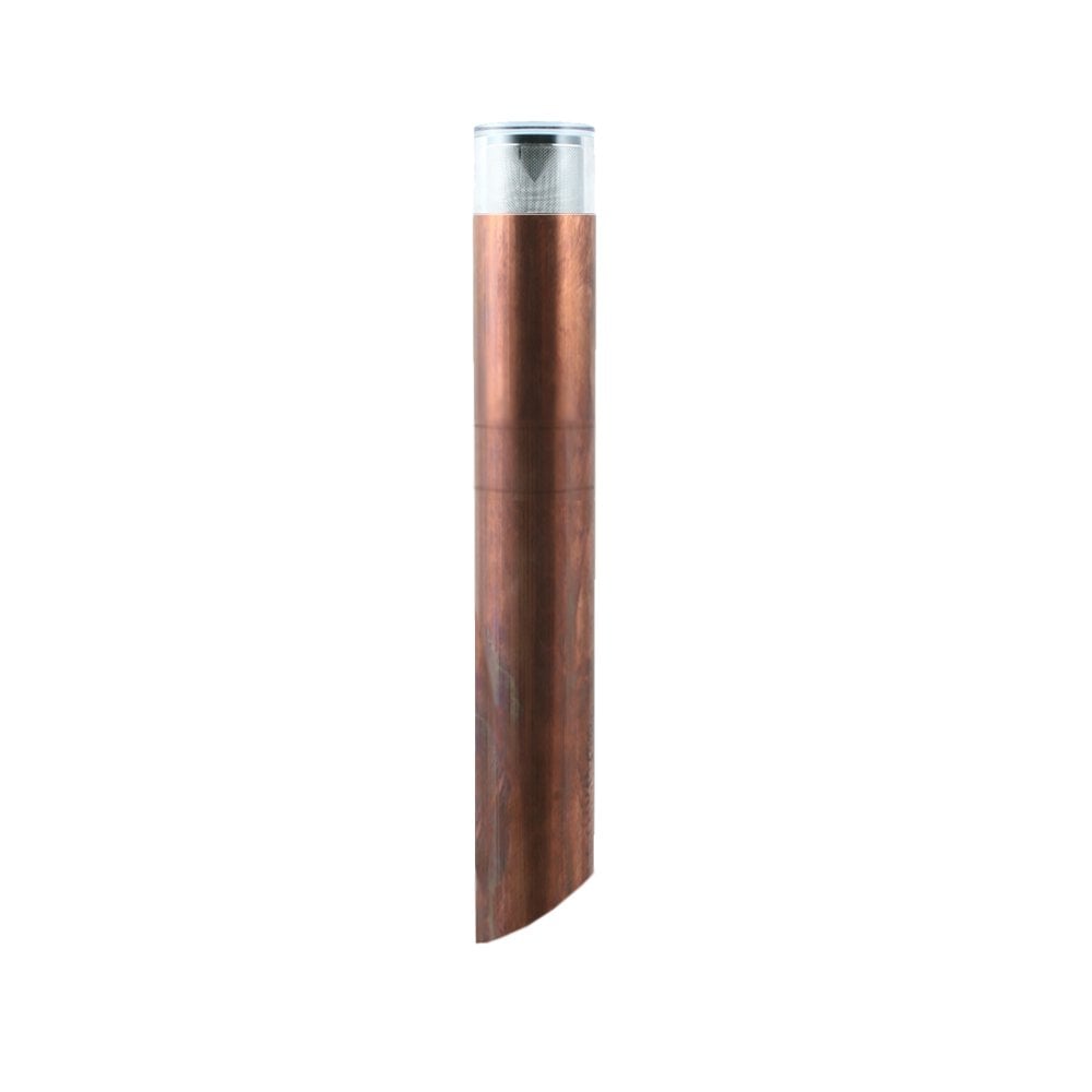 Hunza Pure LED Bollard 700mm (Spike Mounted) Retro - Copper - Mains