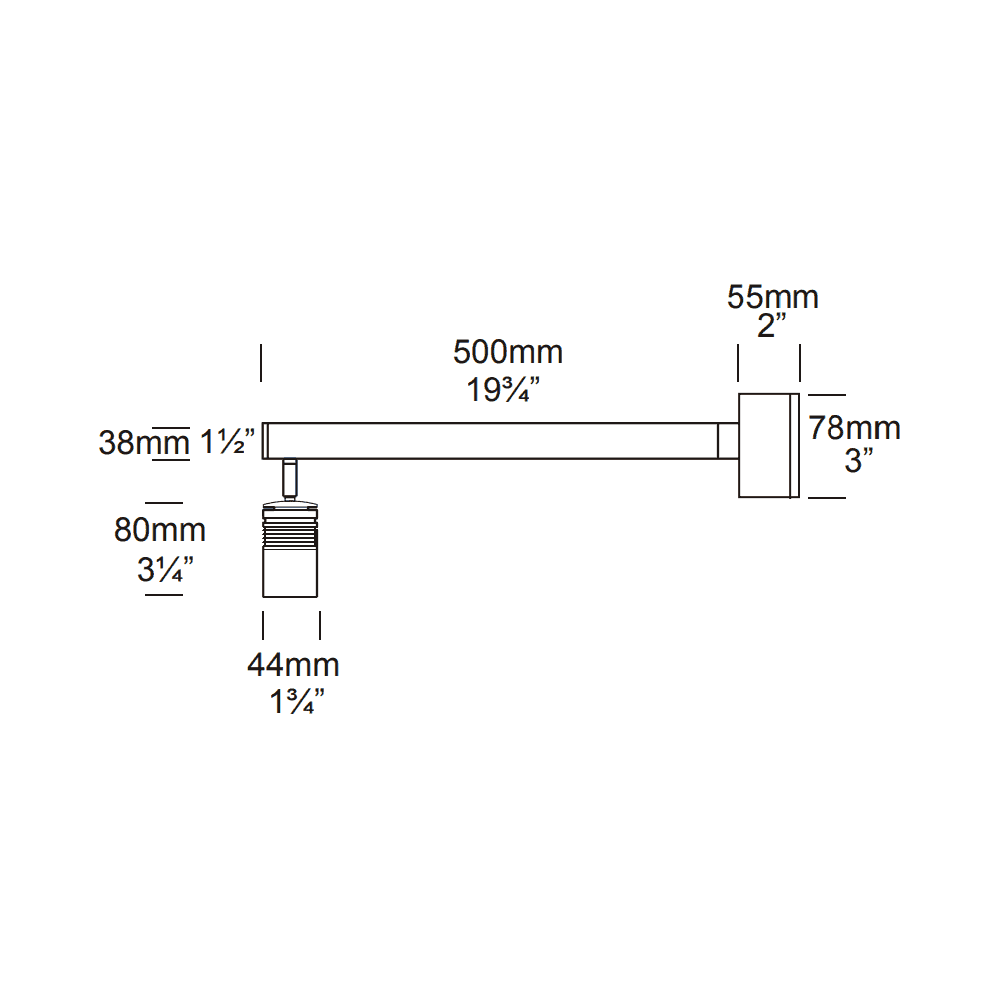 Hunza Pure LED Euro Sign Light Retro - Stainless Steel - Mains