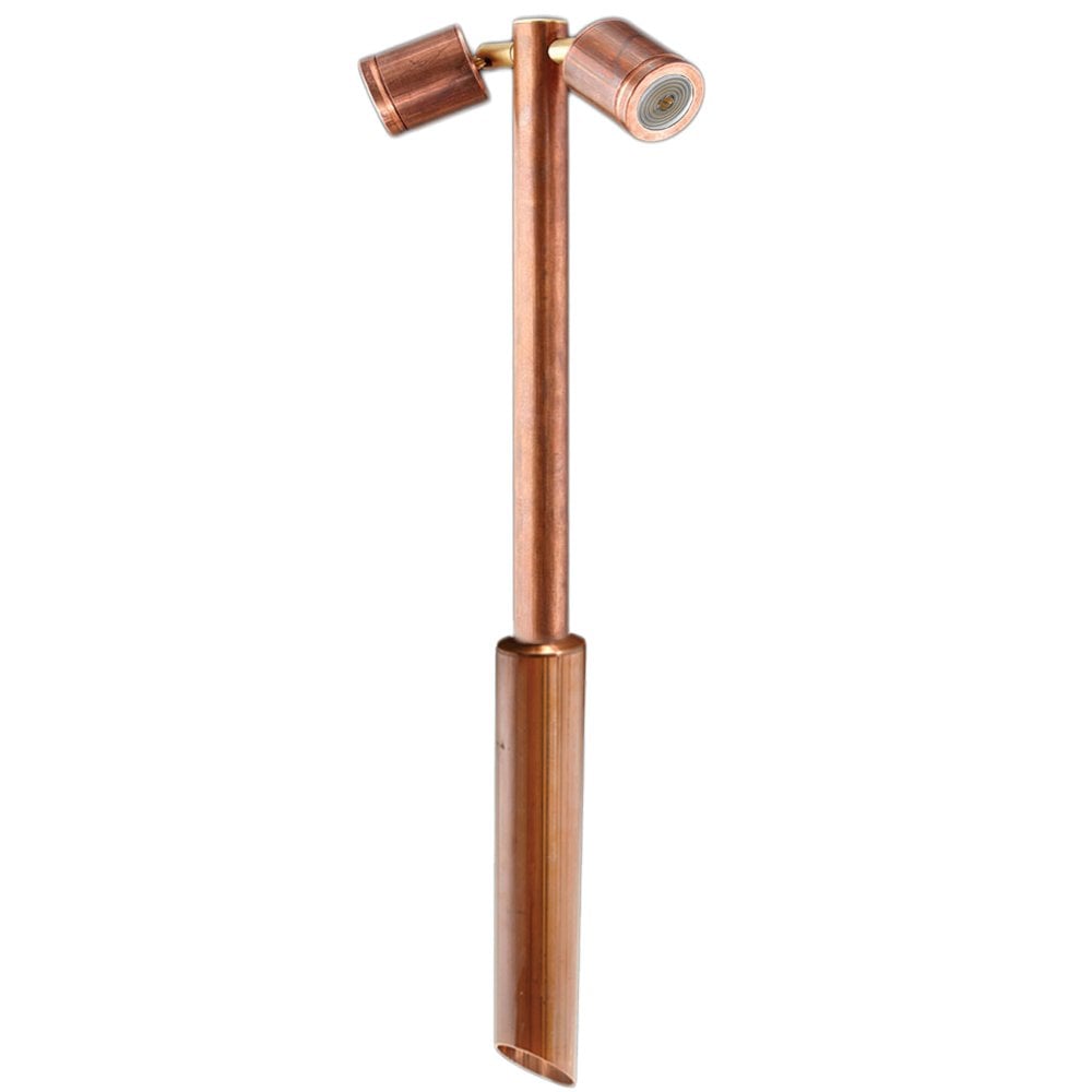 Hunza Pure LED Twin Pole Light Retro - Copper - Mains