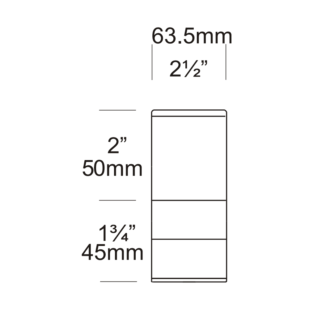 Hunza Mini Bollard - Stainless Steel - Low Voltage